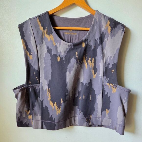 EUC LULULEMON ROBER GELLER PRINTED TANK TOP SIZE L/XL - Picture 1 of 16